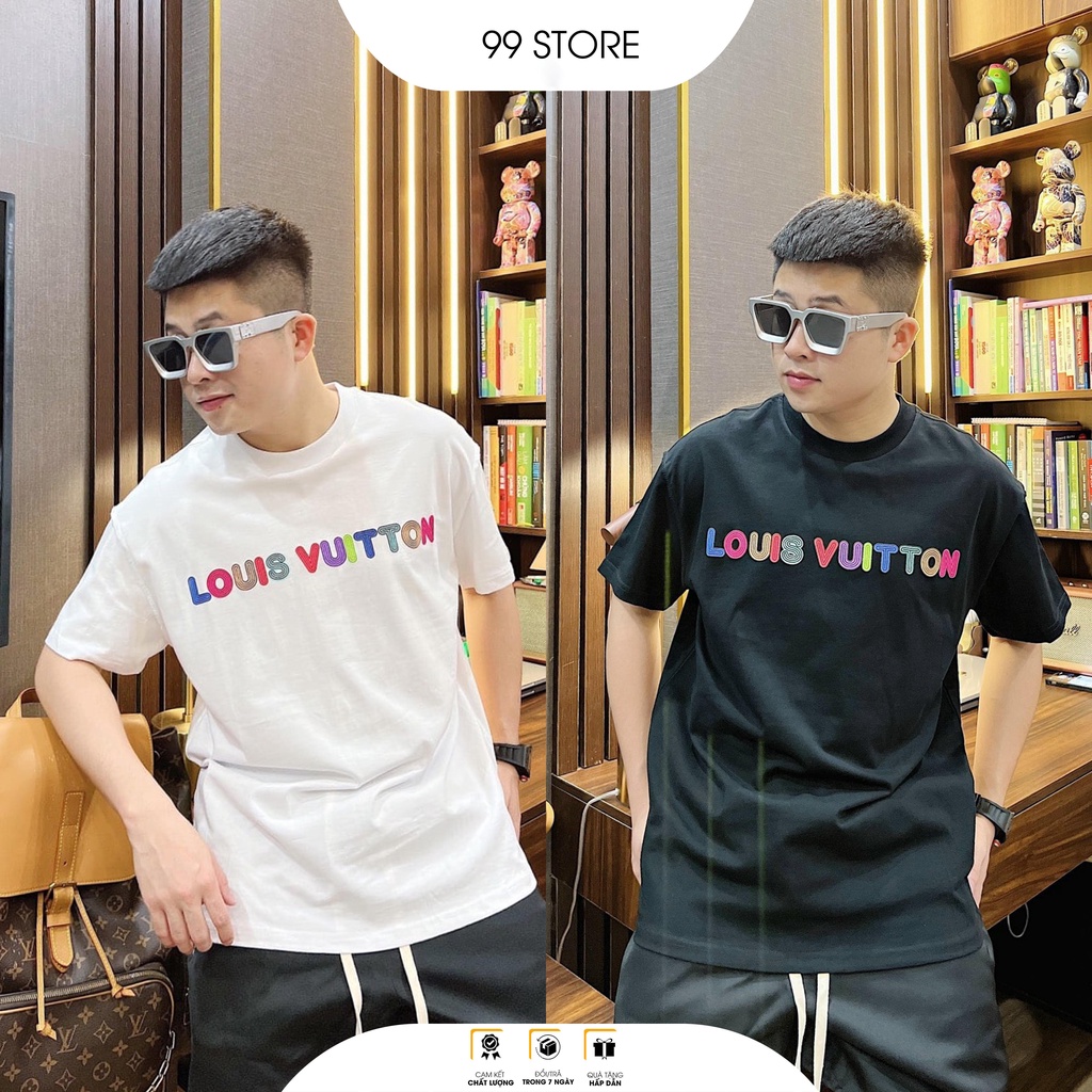 Áo Thun Unisex Tay Lỡ Form Rộng Nam Nữ LV Basic cao cấp chất cotton 100% phông siêu mát 99store | BigBuy360 - bigbuy360.vn