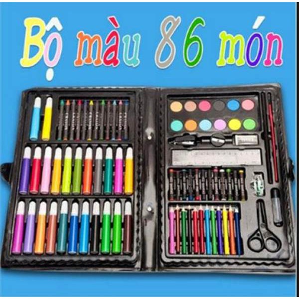 BỘ BÚT MÀU 86 CHI TIẾT CHO BÉ YÊU