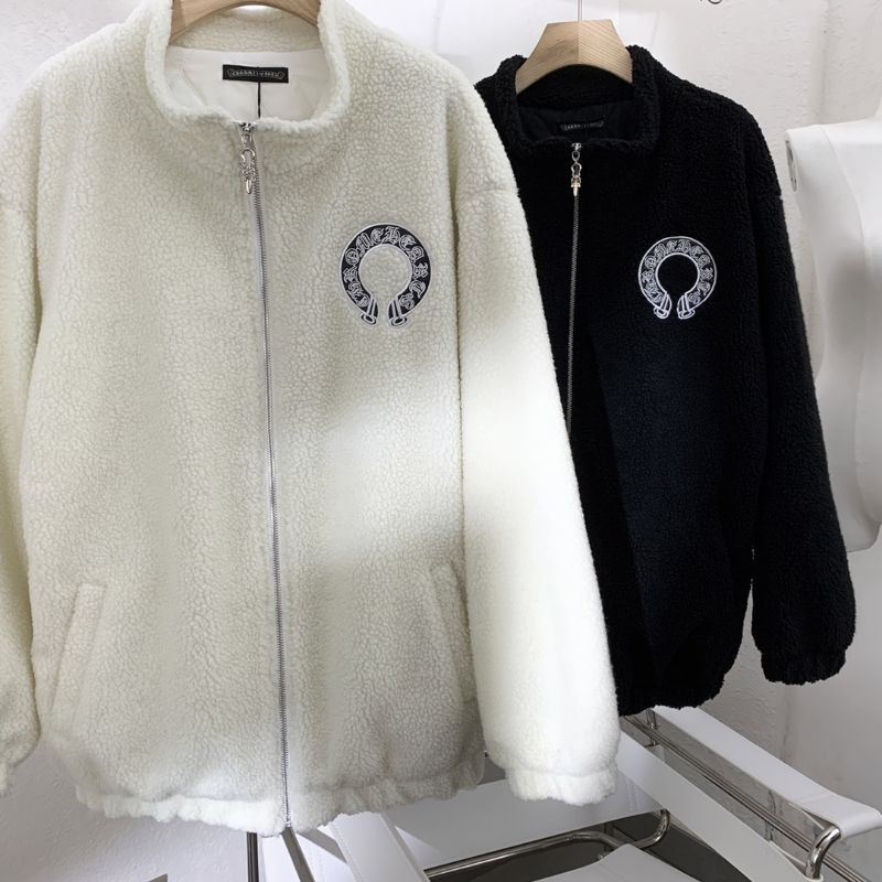 Áo khóac lông cừu chrome heart