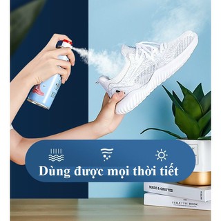 Chai xịt lưu hương, khử mùi giày, dép chống hôi chân, diệt khuẩn hiệu quả đến ~24h OEM 260ml