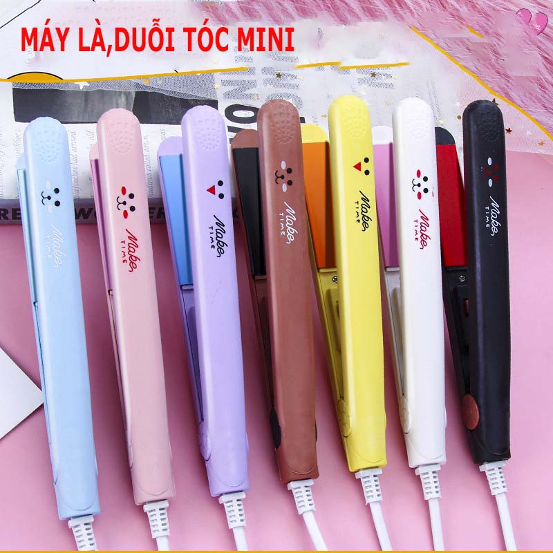 Máy là tóc mini hình thú MAKE TIME máy duỗi tóc máy bấm tóc xoăn phồng dập xù