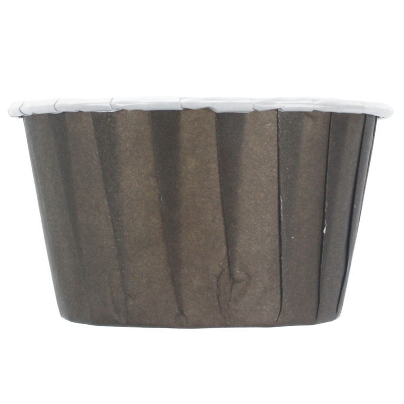 50 Pcs Paper Baking Cup Cake Cupcake Cases Coffee & 1 Pcs Organizer Cling Film Sauce Bottle Storage Rack Gray Blue