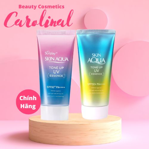Kem chống nắng skin aqua kiềm dầu nâng tông Nhật Bản Chính Hãng 50g