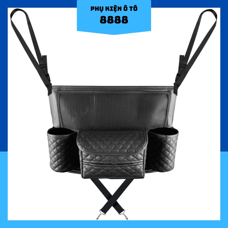 Túi Da Treo Đựng Đồ Đa Năng 8888 Màu Đen/Nâu/Be - Túi Treo Đựng Đồ Đa Năng Đen/Nâu/Be