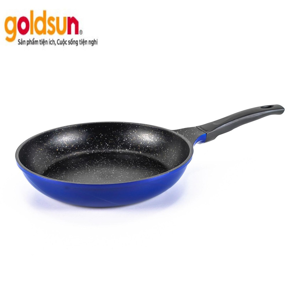 CHẢO VÂN ĐÁ ĐÁY TỪ Goldsun 26cm (CHỐNG DÍNH SIÊU BỀN)