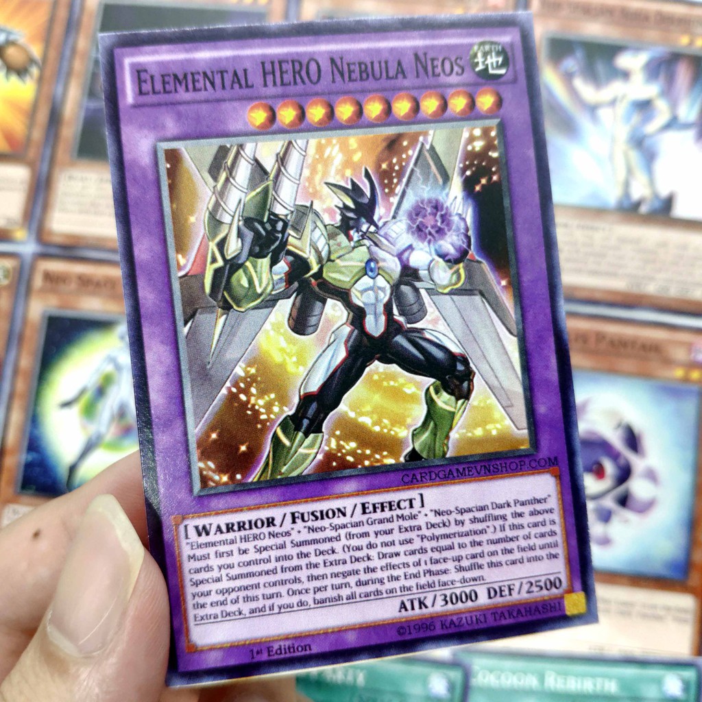 Bài Yugioh ❤️FREESHIP❤️ Thẻ bài Yugioh Neo-Spacian Yuki Judai deck 54 lá