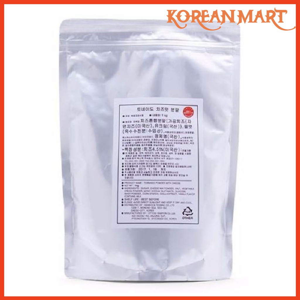 [KoreanMart] (COMBO) BÁNH GẠO HÀN QUỐC TOPOKKI 1KG KÈM SỐT 150G VÀ BỘT PHÔ MAI 100G ( TẶNG MÌ KHÔNG GIA VỊ OTTOGI )