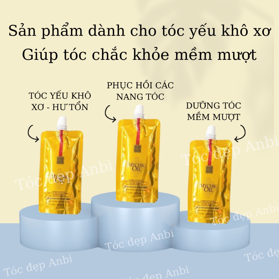 Dầu hấp phục hồi tóc collagen MYCHIC OIL 120ml