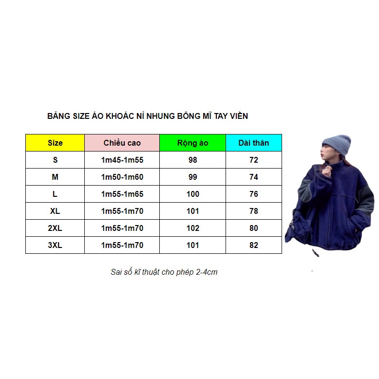 Áo khoác nỉ nhung bông mix tay viền