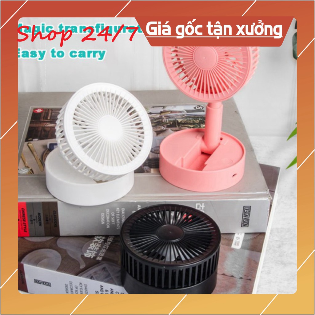 🌥️Bảo Hành 3 Tháng🌥️Quạt Mini Để Bàn Sạc Tích Điện Gấp Gọn USB Fan A9, Siêu Tiện Dụng Cho Mùa Hè 2021 - Shop 24/7