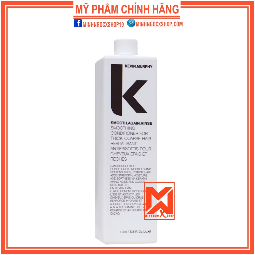 Dầu xả siêu mượt KEVIN MURPHY SMOOTH AGAIN RINSE 1000ml chính hãng