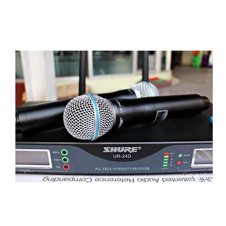 MICRO SHURE UR24D thiết kế hiện đại, sang trọng chắc chắn và đẹp mắt