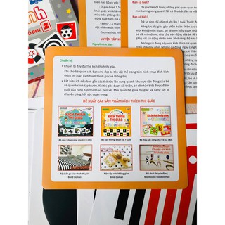 Flashcard Kích Thích Thị Giác Cho Trẻ Sơ Sinh 2 - Đỏ Đen