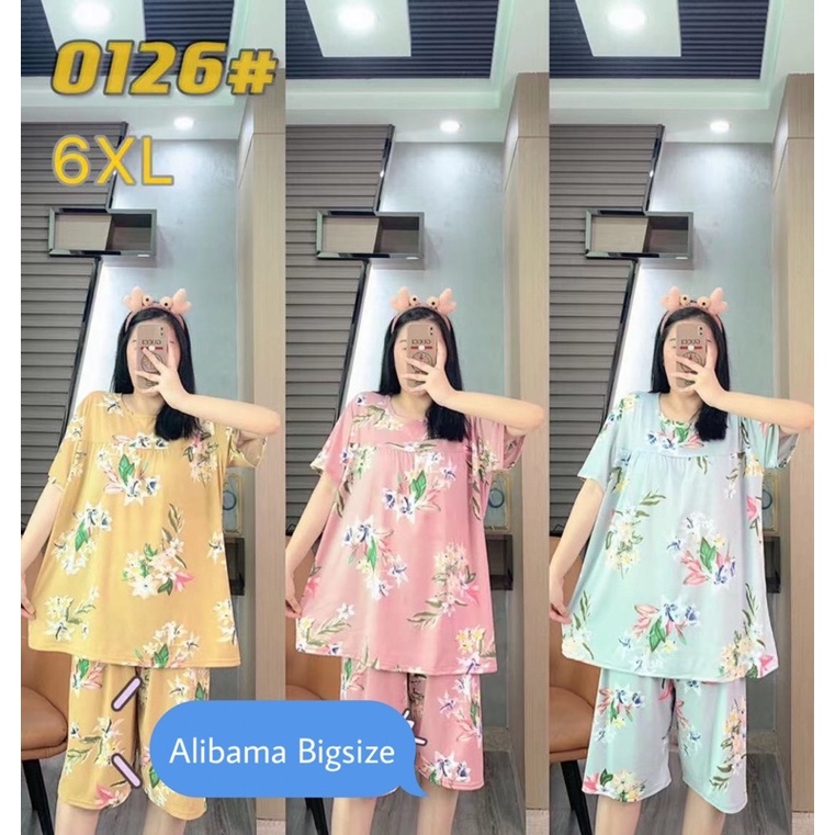 Đồ ngủ bigsize, bộ thun size lớn mặc nhà từ 75kg - 110kg, ngang áo 67cm, Ship Hoả Tốc trong 30’