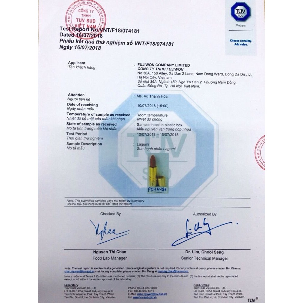 Son Hạnh Nhân Cao Cấp Không Chì Lagumi Dành Cho Mẹ Bầu Và Sau Sinh | BigBuy360 - bigbuy360.vn