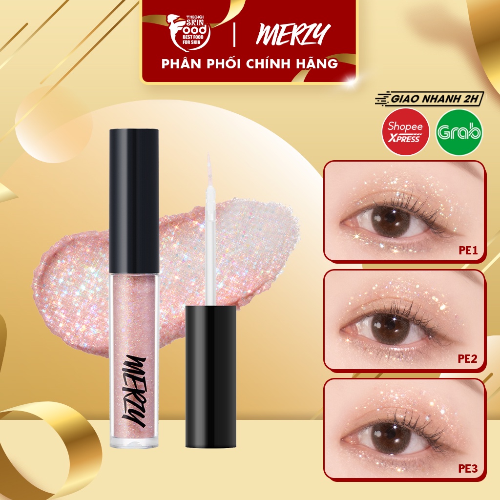 Gel Nhũ Mắt Xinh Lung Linh Merzy Windy Pop Eye Glitter 1.9g