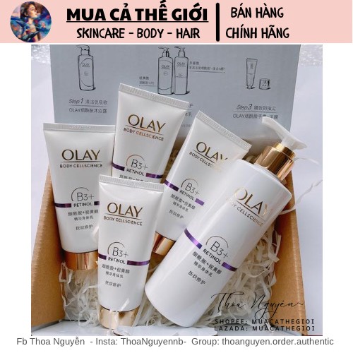 [Đã Có Sẵn] Dưỡng thể Olay B3 Retinol ( Olay Retinol Body )