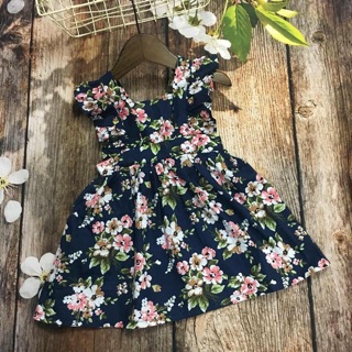 Váy bèo nơ lưng tiểu thư