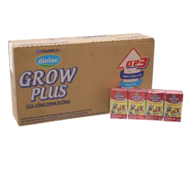 (RẺ VÔ ĐỊCH)Thùng sữa Dielac Grow plus 110ml cho trẻ thấp còi suy dinh dưỡng