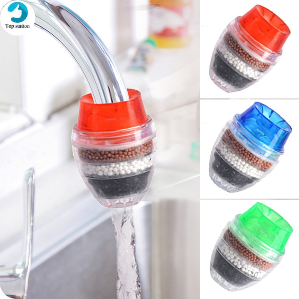 Household Faucet Filter Tap Water Purifier Activated Carbon Multilayer Adsorption Impurities Filtration