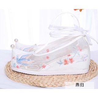 Giày cổ trang nữ độn đế( khách vui lòng ib shop trước khi đặt)