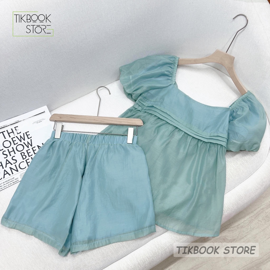 SẴN - Set voan nữ mùa hè siêu hot - Tikbook Store