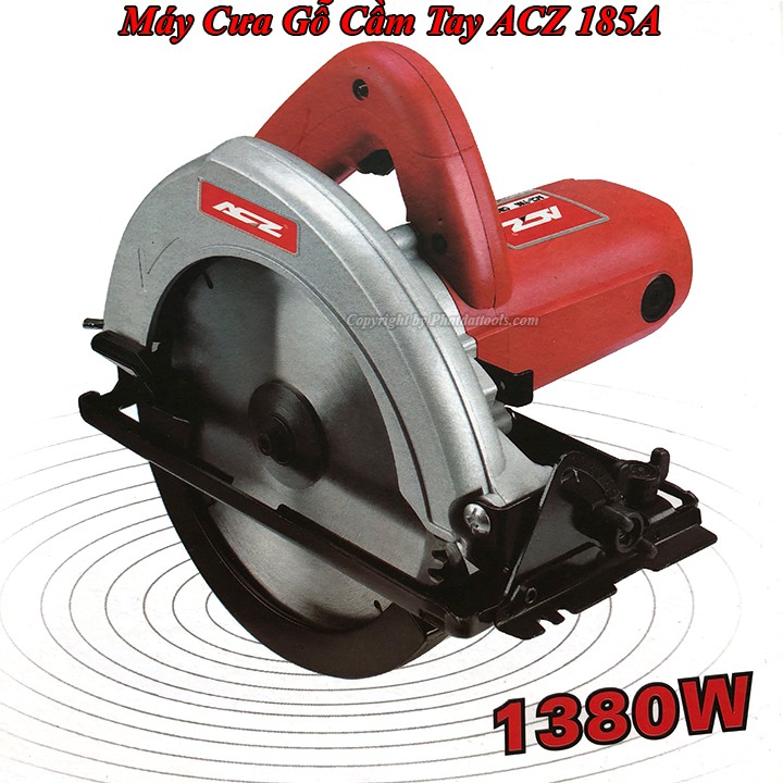 Máy Cưa Gỗ Cầm Tay ACZ 185A-Máy Cưa Đĩa ACZ 185A-Chính Hãng-Kèm Lưỡi Cưa D185