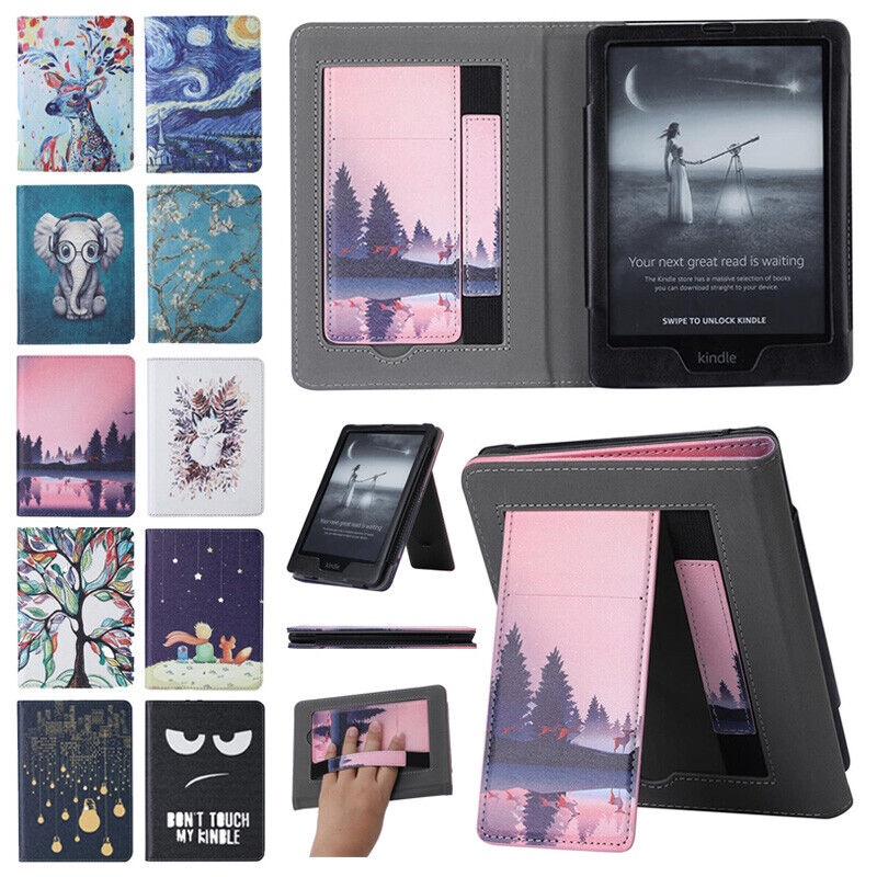 Ốp Máy Tính Bảng Da PU Có Đế Cho Amazon All-new Kindle Paperwhite 1 2 3 4 2018