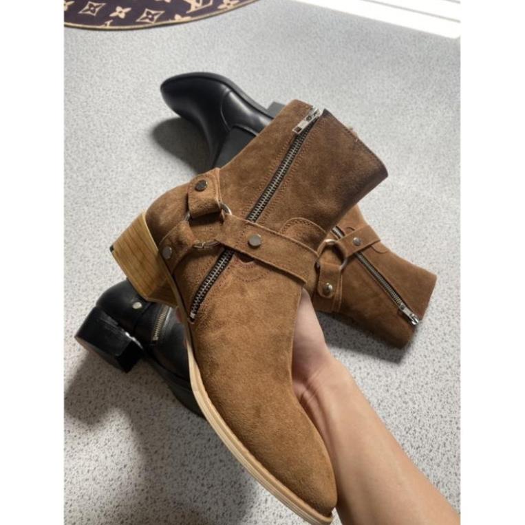 SALE. [Cao cấp] Harness Boots Tobacco, boots da lộn -sp1 | BigBuy360 - bigbuy360.vn