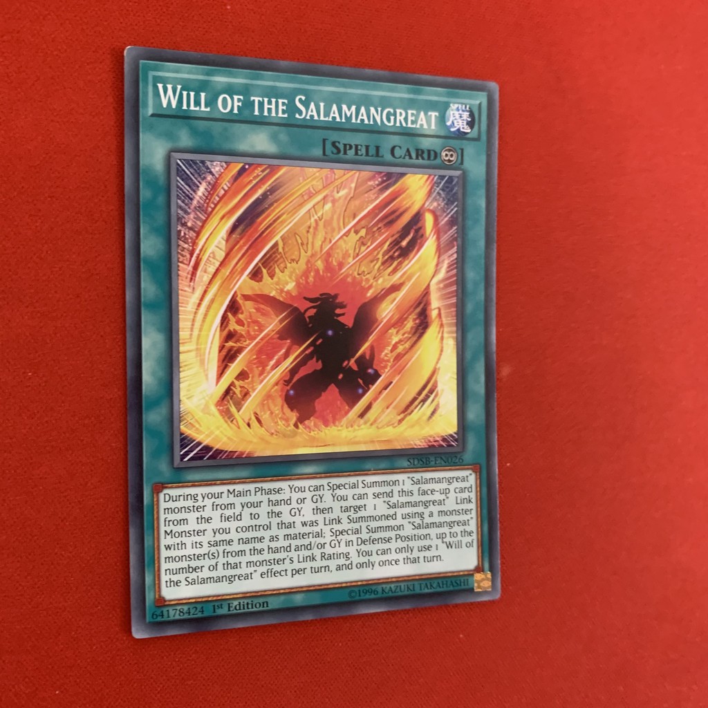 [EN][Thẻ Bài Yugioh Chính Hãng] Will Of The Salamangreat