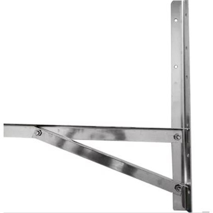 WIPCOOL Giá đỡ dàn nóng điều hòa " inox" ( Gồm 2 thanh đỡ ,loại có ốc vít và loại gắn liền bằng đinh tán )