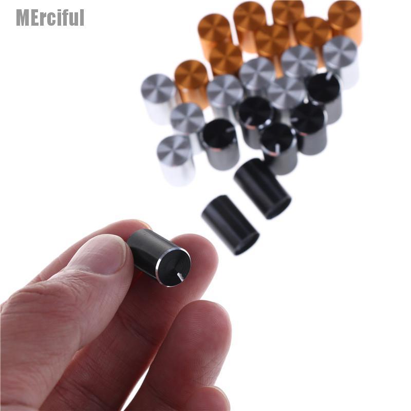 Set 8 nút vặn điều chỉnh âm lượng 10x15mm 6mm bằng nhôm