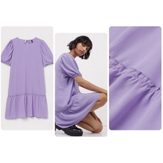 Váy xuông màu tím xinh cho mẹ săn sale China sz XS