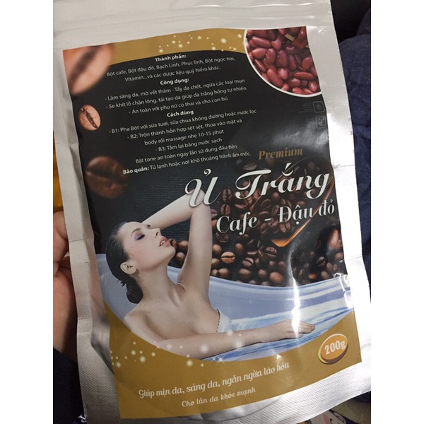 Bột cà phê - đậu đỏ tẩy da chết 200g