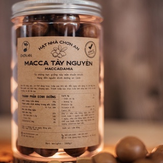 Macca Tây Nguyên nứt vỏ nhà Chơn An 500g, hạt macca đã rang sấy