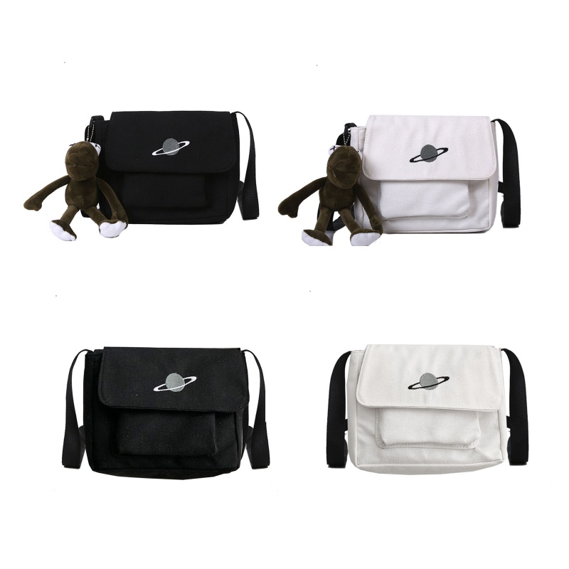 Túi Đeo Chéo Vai Bằng Vải Thời Trang Sành Điệu Cho Nữ