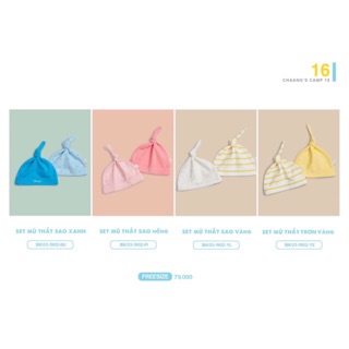 Set 2 mũ thắt chaang