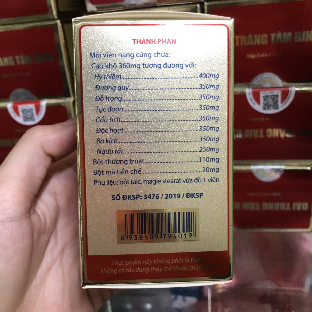 Viên khớp tâm bình lọ 60 viên