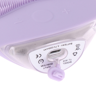 (Hàng Mới Về) Máy Rửa Mặt Silicon Sạc Được Chăm Sóc Da