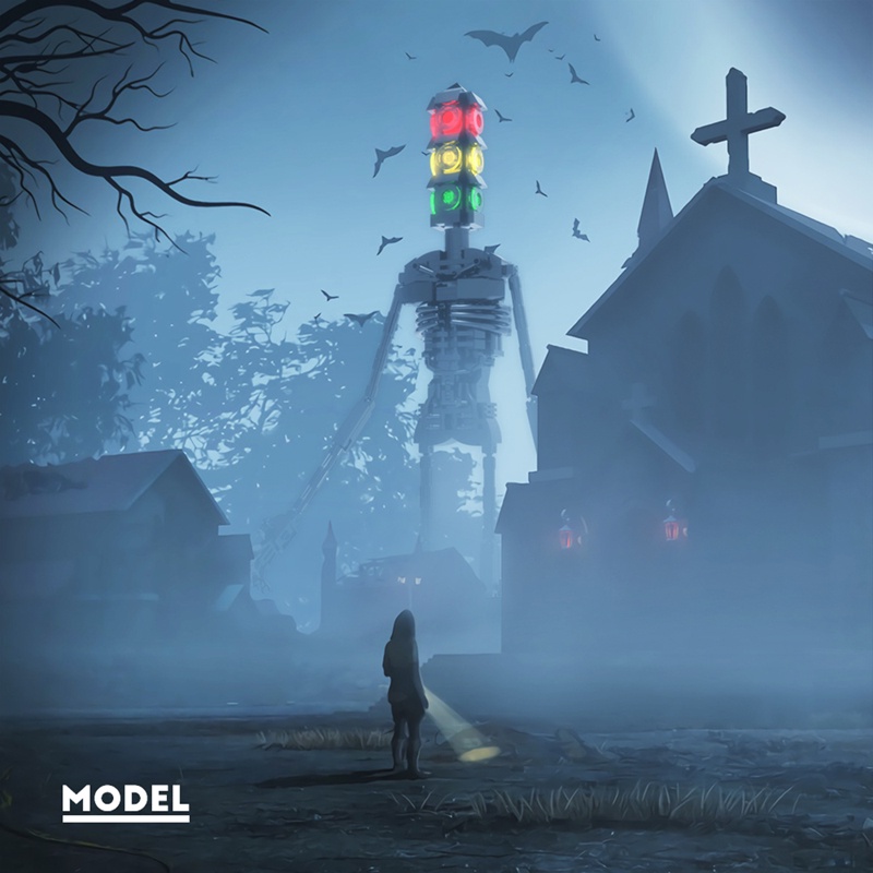 Bộ Đồ Chơi Lắp Ráp Mô Hình Đầu robot Truyền Thống Ánh Sáng Xây Dựng Cho Bé