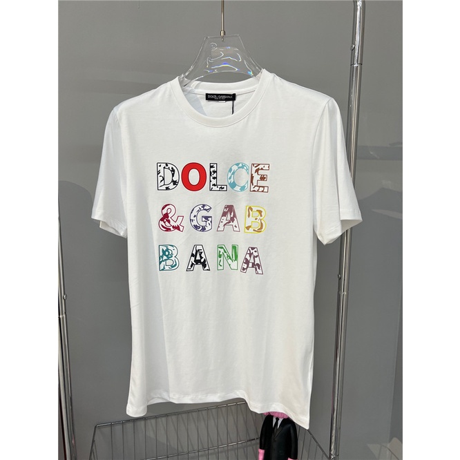 Áo Thun Cổ Tròn Tay Ngắn In Chữ D0LCE&GABBA Thời Trang Mùa Hè 2022 Size S-4XL