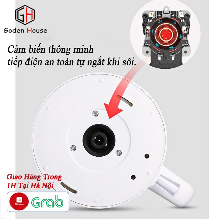 [Mã ELMSBC giảm 8% đơn 300K] Ấm siêu tốc Lotor cao cấp dung tích 1.7 lít công suất 1500W nhanh sôi - Bảo hành 2 năm.