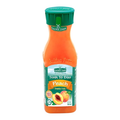 Sinh Tố Đào Golden Farm 500ml/ 1L