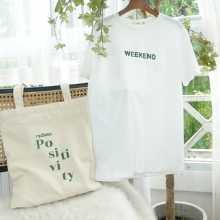 Bộ sản phẩm áo thun + túi canvas
