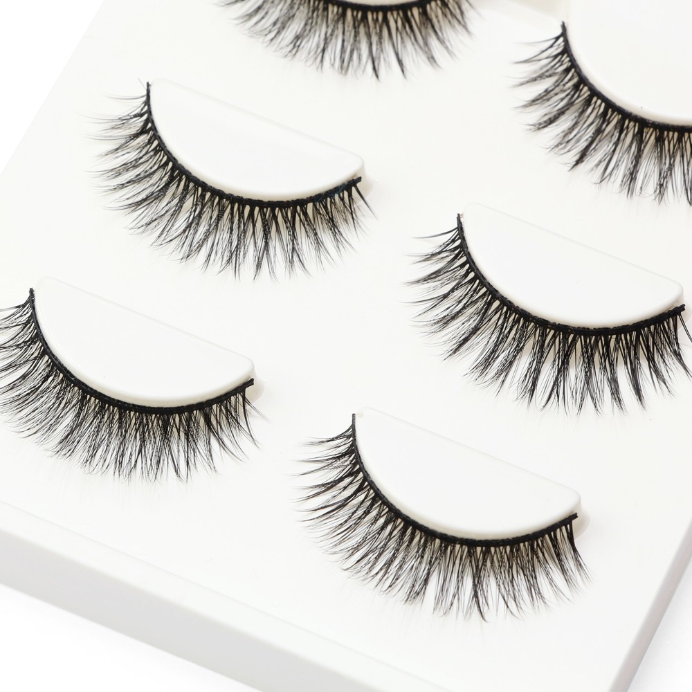 MAGEFY Bộ 3 Cặp 3D Lông Mi Giả/Lông mi tổng hợp 3D 3PCS 3 Fashion Eyelashes lông mi mềm sợi tơi, có độ cong sẵn kiểu dáng 3D có thể tái sử dụn