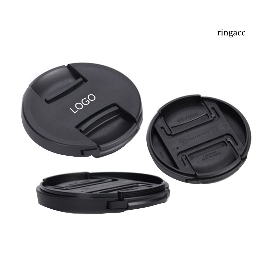Nắp Che Thấu Kính Máy Ảnh Rachel 49 / 52 / 55 / 58 / 62 / 67 / 72 / 77 / 82mm Cho Máy Ảnh Canon