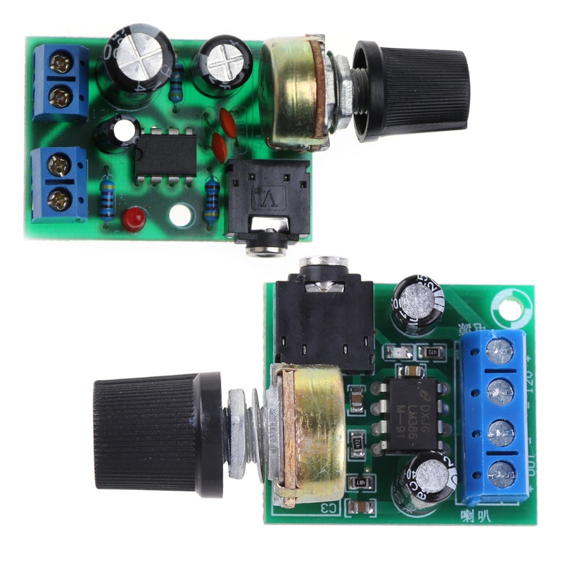 Bảng Mạch Khuếch Đại Âm Thanh LM386 Mini o Cho DC 3V 12V 5V