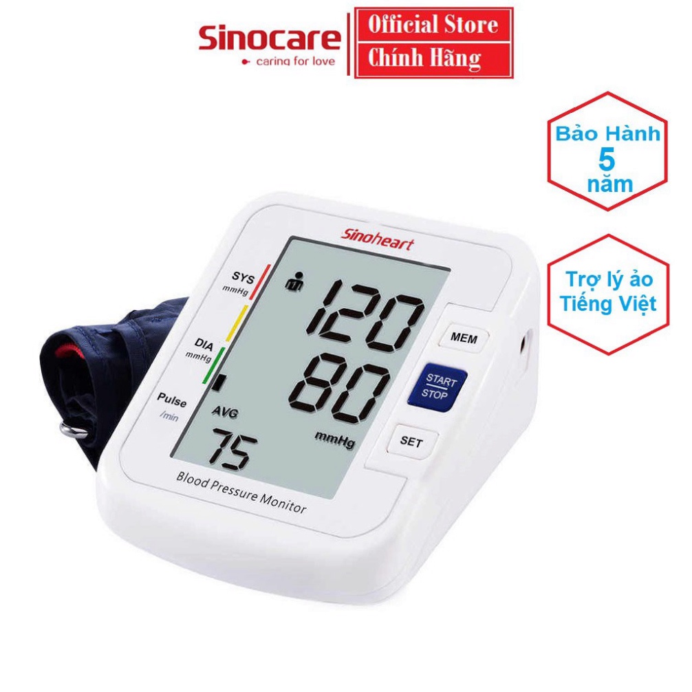 [SIEU SALE] * Máy đo huyết áp Sinocare BA-801 Chính Hãng giá rẻ