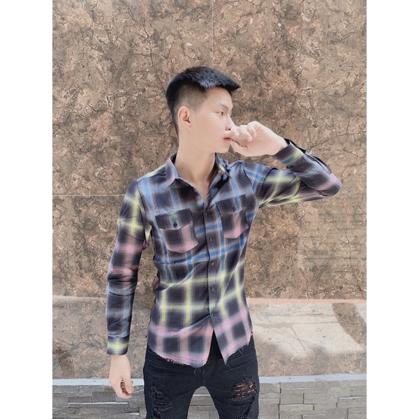 Áo Sơ Mi Nam Kẻ BBR - Áo Sơ Mi Nam Cao Cấp