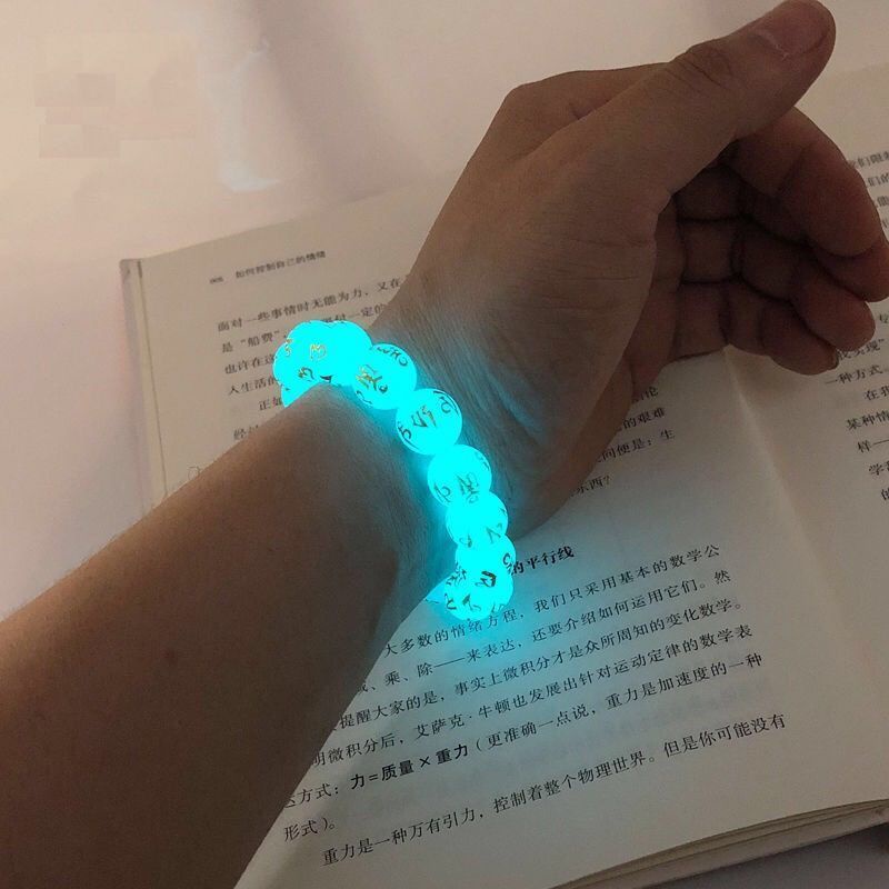 Chuỗi Hạt Đá Fluorite Phát Quang Tự Nhiên Sáu Cánh 07.05